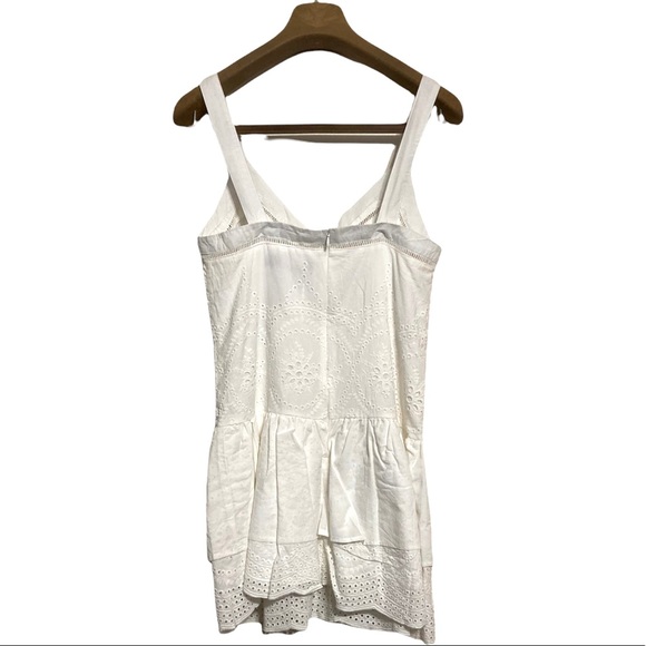 🔥SM•NWT•PAPER HEART•BEAUTIFUL WHITE EYELET LACE SUMMER DRESS🔥 - Picture 4 of 9